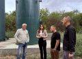Руководство Општине Ковин у обиласку завршних радова на изградњи постојење за прераду пијeће воде у Мраморку