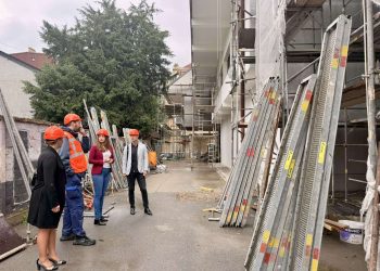 ПРЕДСЕДНИЦА ОПШТИНЕ ОБИШЛА РАДОВЕ НА РЕКОНСТРУКЦИЈИ ЦЕНТРА ЗА КУЛТУРУ